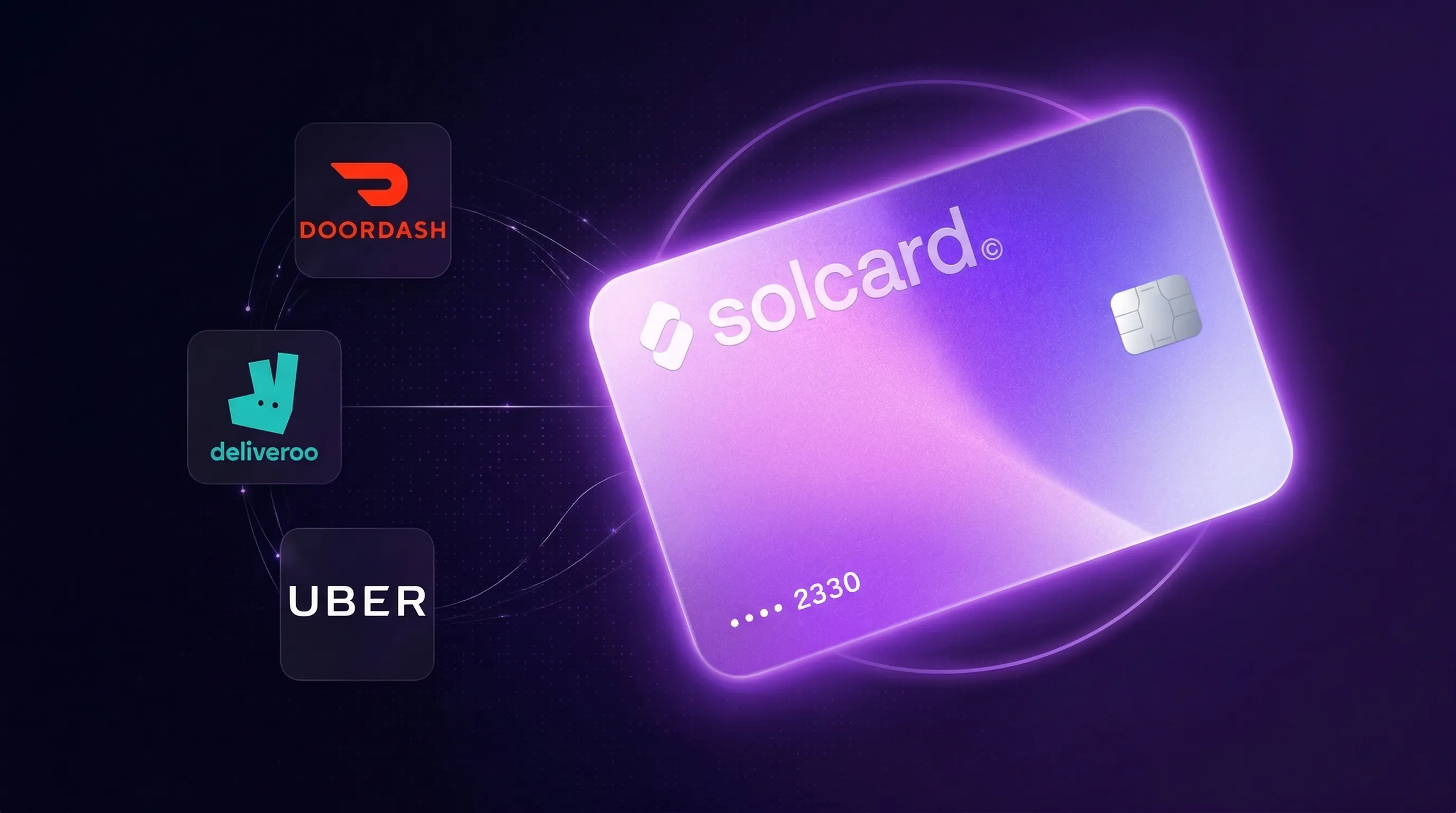 Solcard Pay for Food Delivery with Crypto: DoorDash, Uber Eats, Deliveroo ...